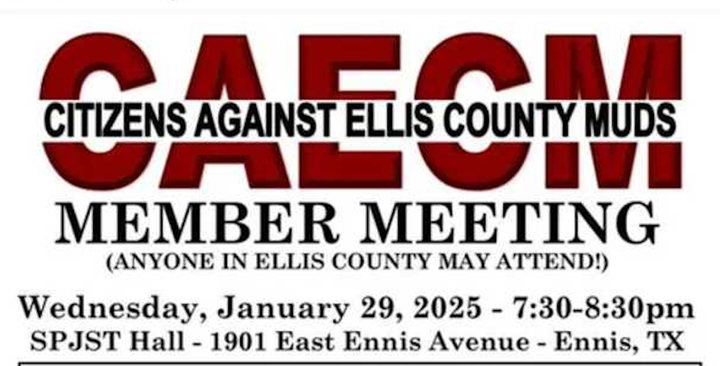 MUD opponents to hold meeting Jan. 29